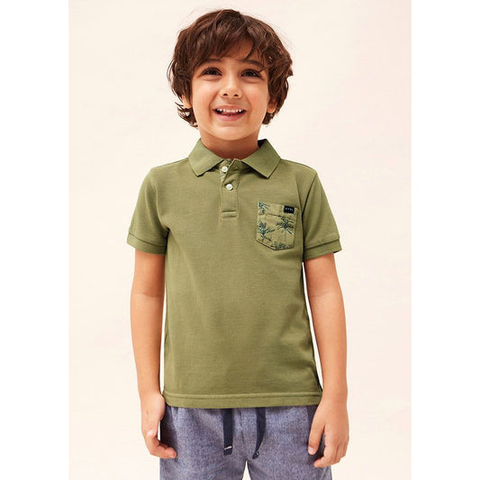Olive Palm Tree Polo