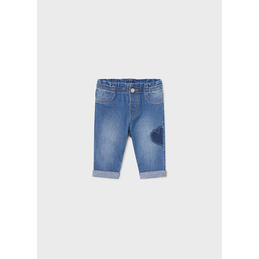 Girls Heart Light Denim Jeans--1762L