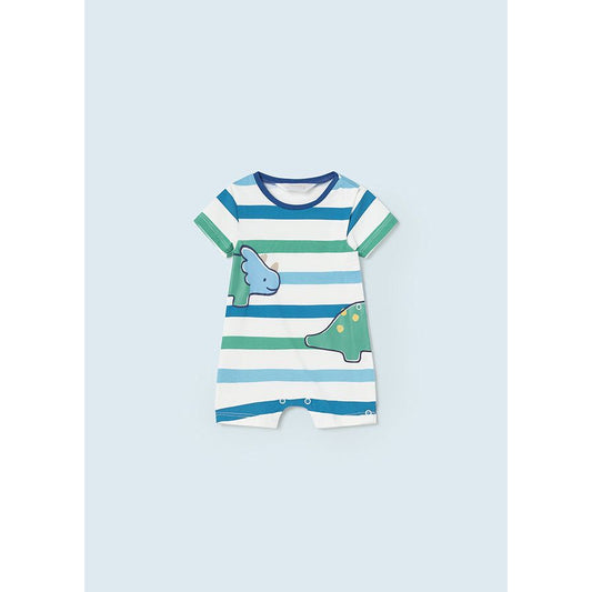 Maui Striped Dino Romper
