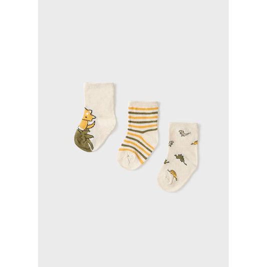 3 Pack Dino Socks