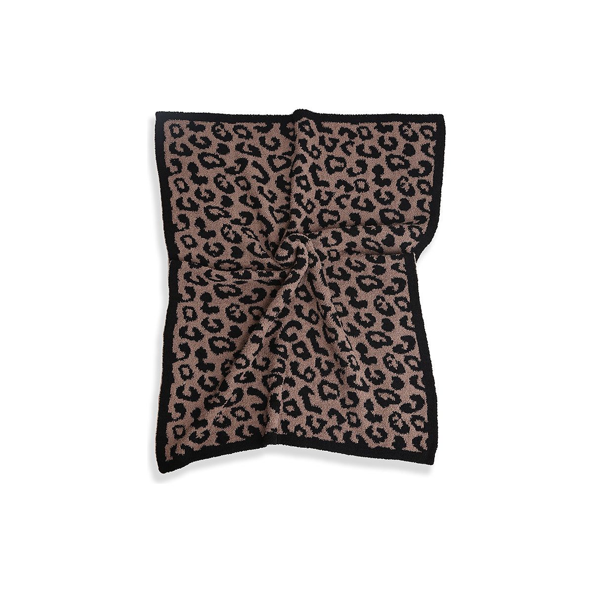 Coffee Leopard Print Kid's Blanket