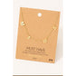 Gold Dainty Mama Station Charm Necklace