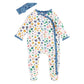 Rainbow Leopard Baby Sleeper Set