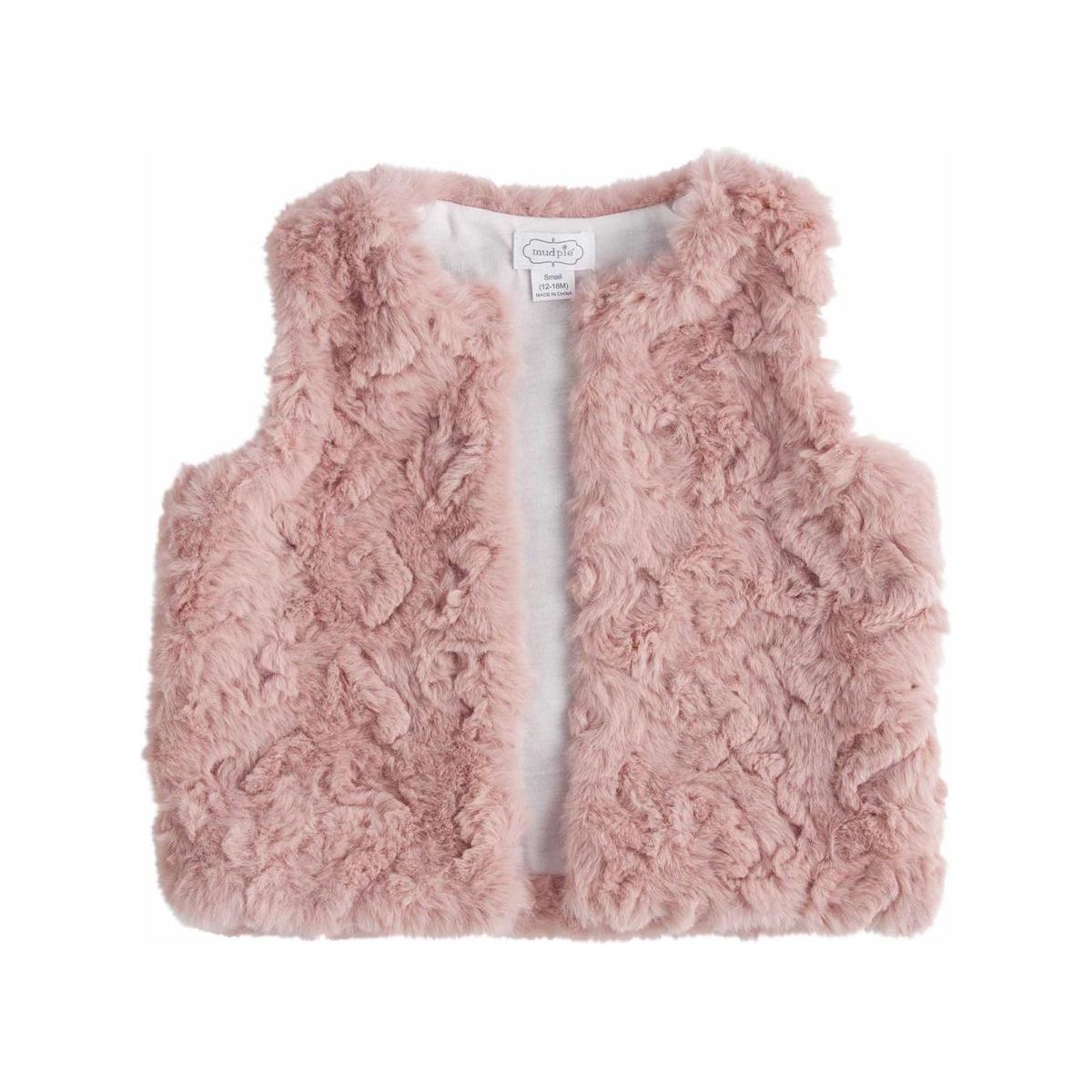 Pink Fur Toddler Vest