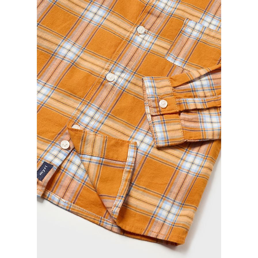 Yolk Yellow L/S Checked Shirt