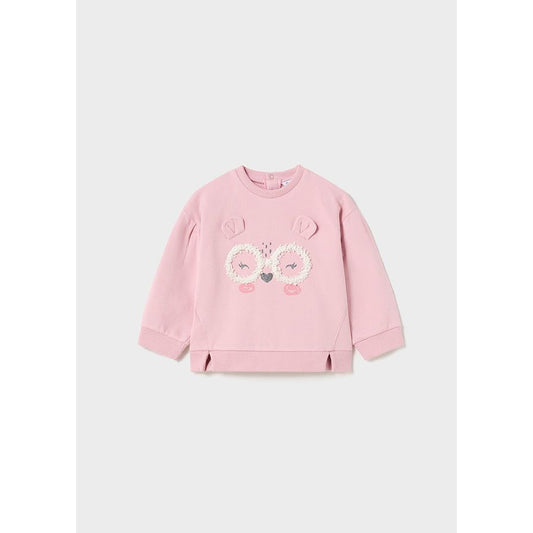 Pink Kitty Glasses Sweatshirt