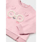 Pink Kitty Glasses Sweatshirt