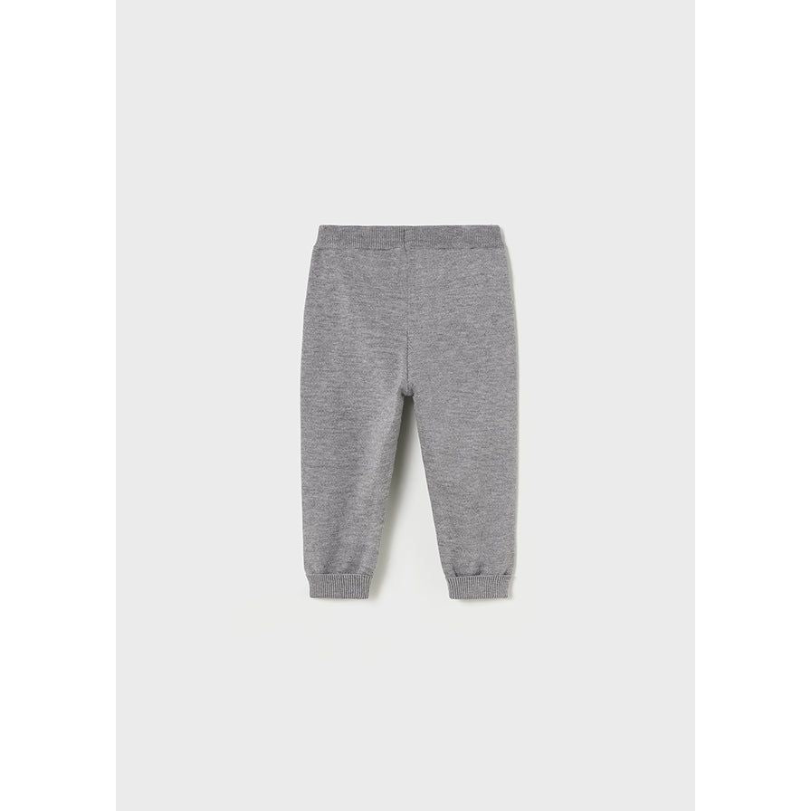 Grey Knit Jogger Pants
