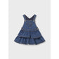 Ruffled Denim Bear Dress