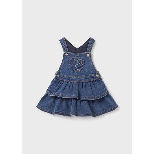 Ruffled Denim Bear Dress
