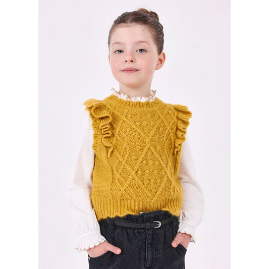 Mustard Knit Vest