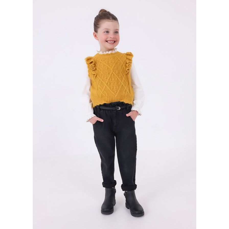 Mustard Knit Vest