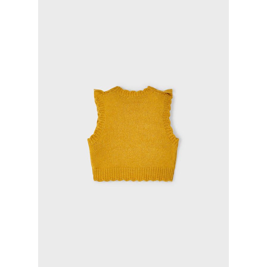 Mustard Knit Vest