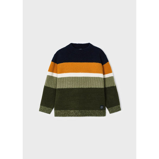 Saffron Color Block Sweater