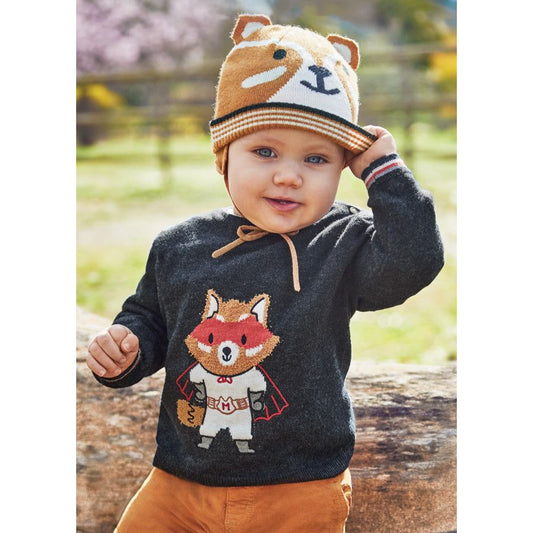 Mighty Fox Embroidered Sweater