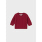 Cherry Braided Baby Sweater