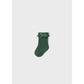 Pine Green Ruffle Socks