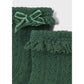 Pine Green Ruffle Socks