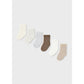 6 Pack Baby Socks (Natural Colors)