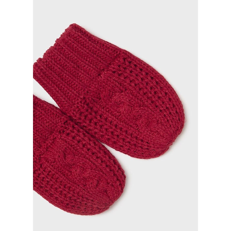Cherry Hat and Mittens set