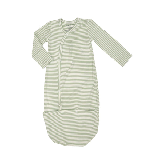 Green Woodland Stripe Bundle Gown