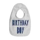 Birthday Boy Bib (Heather Gray)